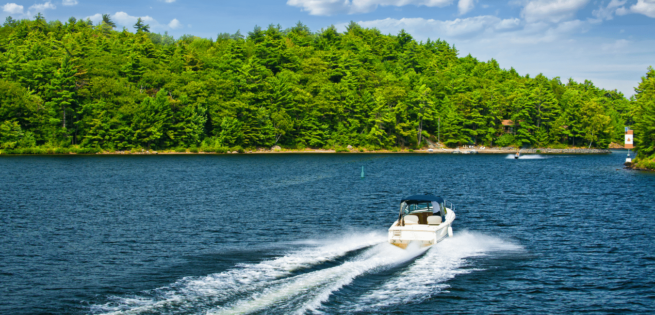 boat on lake