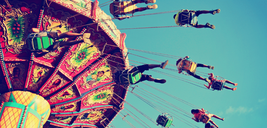 people on a ride at a fair